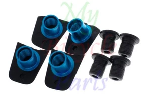 Shimano FC-R9200 Gear Fixing Bolt (M8x10.1mm) & Nut 4 sets, Fit 46-36T Chainring - Picture 1 of 1