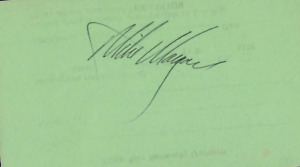 "Arizona Diamondbacks " Mike Morgan Hand Signed 3X5 Card Signature Autographs LO