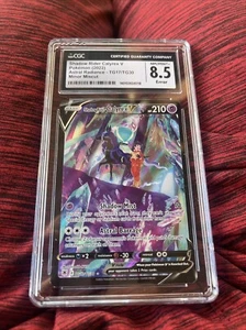 CGC 8.5 Error Card Minor Miscut Shadow Rider Calyrex V TG17/TG30 - Picture 1 of 5