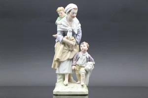 Alte bemalte KPM Figur,Mutter mit Kinder,um 1850 (1-070121) - Bild 1 von 12