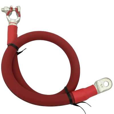 Cable de batería positivo 2/0 AWG calibre 00 Ga cobre hecho a medida auto-camión-marino Foto 1 de 4