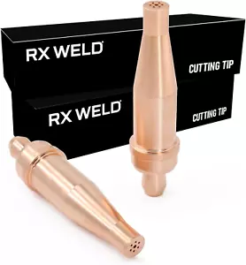RX WELD 1-1-101 Acetylene Cutting Torch Tips, Fit V-Style Heavy Duty Torch - Pac - Picture 1 of 12
