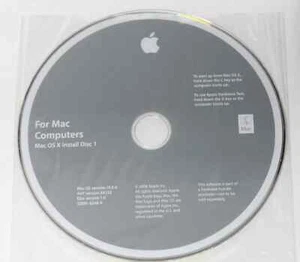 Mac Computers OS X Install Disc 1 & 2 Version 10.5.4 2008 Model 3A152 - Picture 1 of 2