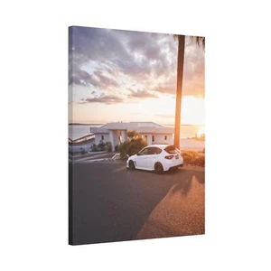 Subaru WRX STI High Resolution Museum Quality Vertical Car Canvas Print #008 - Picture 1 of 10