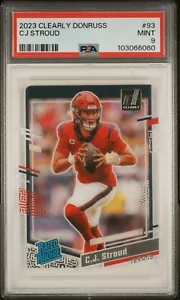 2023 Clearly Donruss #93 CJ Stroud - PSA 9 MINT - RC ROOKIE - Picture 1 of 2