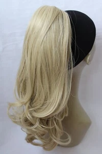 15" Wavy Claw Clip In Hair Ponytail Jaw Clip In Pony Hairpiece Bun For Women UK - Picture 1 of 9