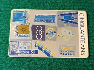 TELECARTE PRIVEE / PHONECARD France 50U - 50 ANS CEA - GEM EN1255 - Imagen 1 de 2