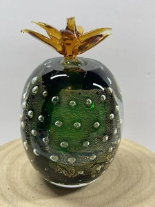 2000 Cesar's World Made in Taiwan Glas Parfüm Flasche Ananas Pflanze Bläschen - Bild 1 von 20