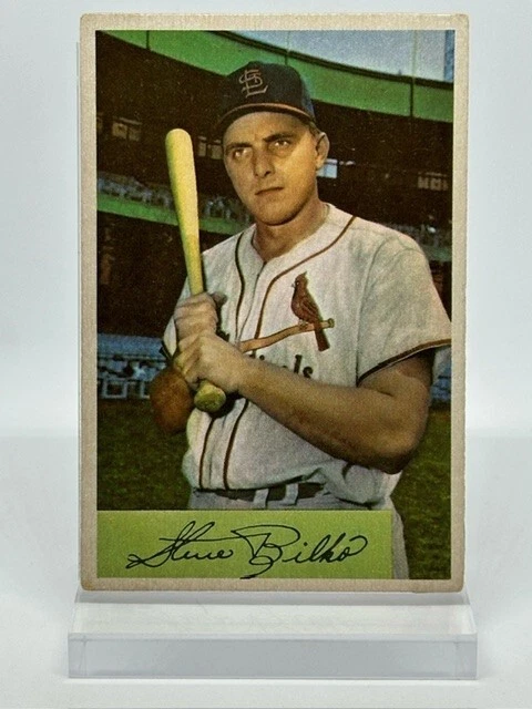 1954 Bowman Baseball Card STEVE BILKO St. Louis CARDINALS Card No#206 - Vintage - Image 1 of 2