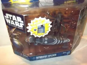 Star Wars Clone Wars Separatist Speeder Figure Hasbro 2010 NUOVO SCATOLA TAGLIENTE - Foto 1 di 4