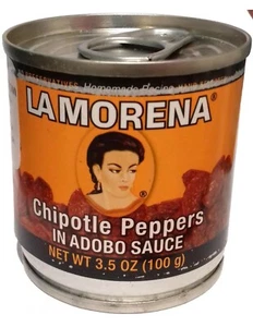 La Morena Chipotle Peppers in Adobo Sauce 100g x 10 - Picture 1 of 1