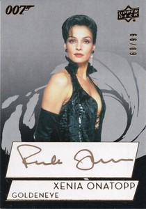 2019 James Bond Collection, Famke Janssen (Xenia) Autograph Card SPA-FJ #60/99