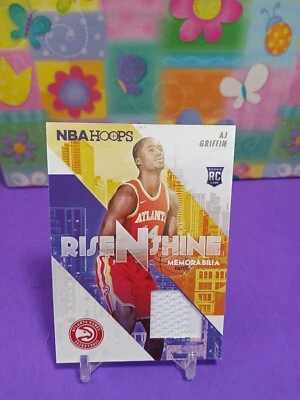 AJ Griffin 2022-23 NBA Hoops Rise N Shine Rookie RC RS-AG Atlanta Hawks - Image 1 of 2