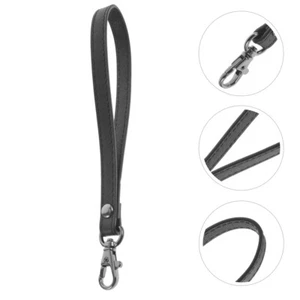 Hand with Wallet Cellphone Wrist Holder Fitness Lanyard Strap Black - Photo 1 sur 12