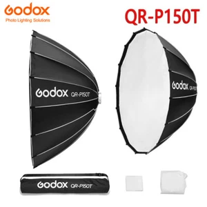 US Godox 150cm Softbox QR-P150T Quick Release Light Diffuser With Bowens Mount - Picture 1 of 16