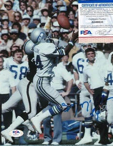 SAM MCCULLUM SEATTLE SEAHAWKS PSA AUTHENTICATED ACTION SIGNED 8X10 - Picture 1 of 1