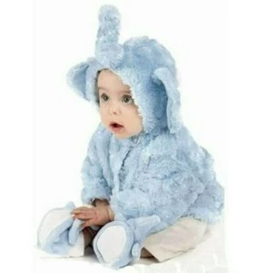 NEW Bearington Baby Little Peanut Elephant Coat Blue Size 6 - 9 Months Boy Gift - Picture 1 of 8