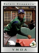 2013 Grandstand Beloit Snappers Michael Ynoa Beloit Snappers #NNO