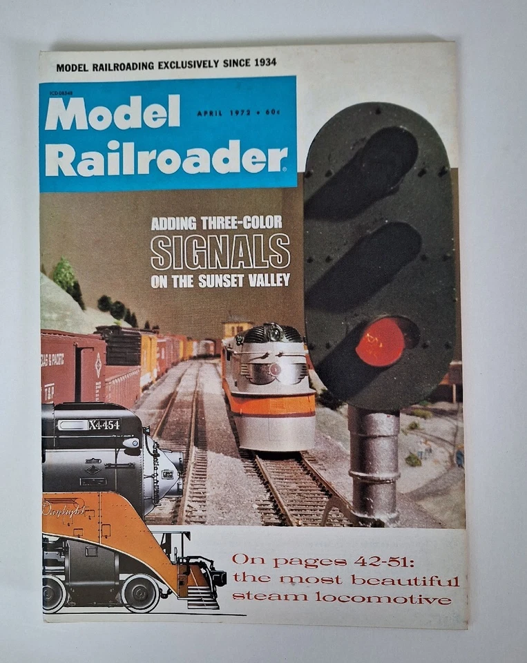 Model Railroader Magazine April 1972  - Image 1 of 2