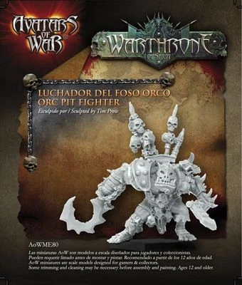 Персонаж орков и гоблинов Avatars of War Orc Pit Fighter aow80 Fantasy 28 мм - Изображение 1 из 3