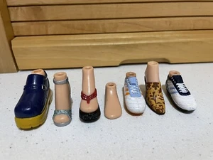 10" Fashion Doll BRATZ Single Replacement Shoes 7 Piece Lot - No Pairs - Picture 1 of 22