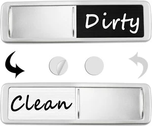 Dishwasher Magnet Clean Dirty Sign, Slide Strong Clean and Dirty Magnet - Picture 1 of 7