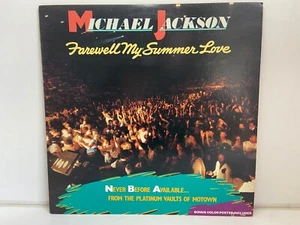 Original Michael Jackson Farewell My Summer Love Vinyl LP With Poster 1984 - Picture 1 of 9