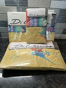 1995 DI LEWIS FOR REVMAN “All That Jazz” Twin Sheet Set MADE IN THE U.S.A - Picture 1 of 7