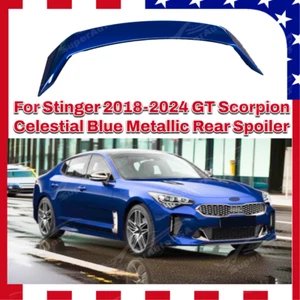 For Stinger 2018-2024 Celestial Blue Metallic Scorpion GT Rear Spoiler Wing - Picture 1 of 6