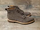 Rancourt & Co Byron Boot Full Grain Suede Brown Made In Maine, USA Men's ● 11 D