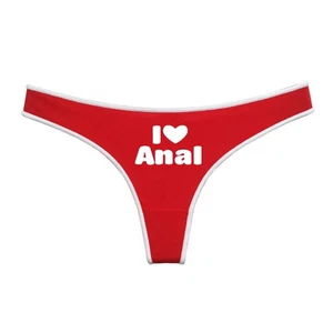 G String Baumwolle Tanga Damen rot weich nahtlos Sport atmungsaktiv 1 Stück - Bild 1 von 18