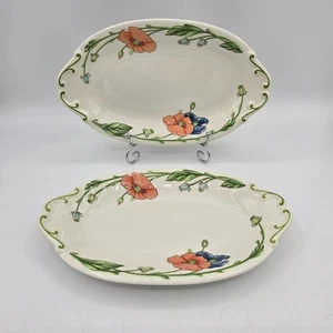 Set 2 x Villeroy & Boch AMAPOLA Einlege Vorspeisenschalen 9 5/8" Germany - Bild 1 von 7