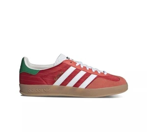Adidas Originals Gazelle Indoor Olympic Pack Better Scarlet White Gum 11 IF9641 - Picture 1 of 5