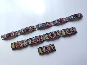 Vintage Venezia Micro Mosaic Bracelets One For Repair - Picture 1 of 11