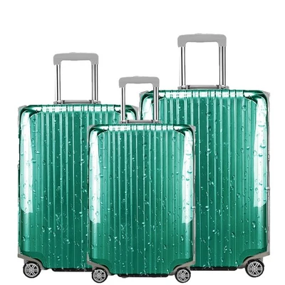 Комплект из 3 прозрачных защитных чехлов из ПВХ, 0,4 мм толстый водонепроницаемый чемодан... - Изображение 1 из 4