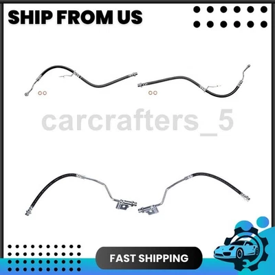 4 mangueras hidráulicas de freno delanteras traseras para Dodge Attitude 2013 2014 1,4 L Foto 1 de 4