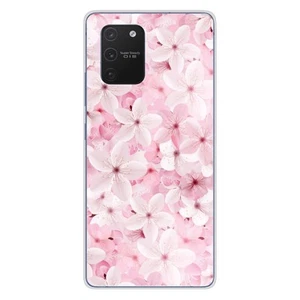 Coque en silicone imprimée compatible Samsung Galaxy S10 Lite Sakura - Photo 1 sur 6