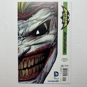 Batman and Robin Death of the Family 15 Tomasi Gleason Gray Paperback Comic Book - Picture 1 of 17