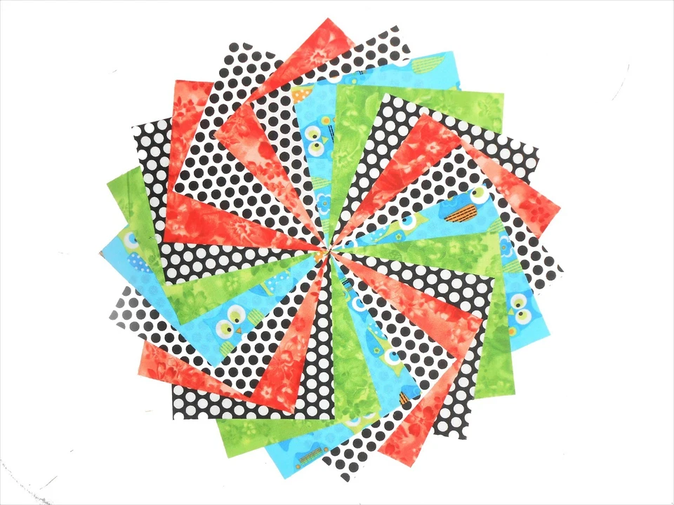 40 5" Quilting Fabric Sqs Hoot Hoot Owls BUY IT NOW!!! - Image 1 of 1