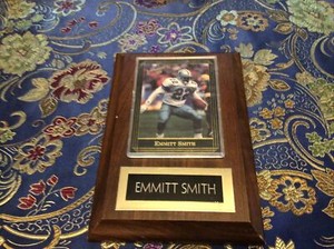 1992 Investor's Journal Gold Emmitt Smith Engraved Wallhanging