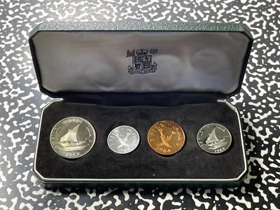 1964 South Arabia 4x Coin Proof Set Lot#A9898 With Case - Image 1 of 4