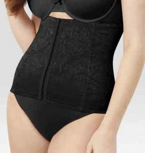 Maidenform Self Expression Ultra Firm Control Waist Cincher Black SE3067 Sz XL - Picture 1 of 3