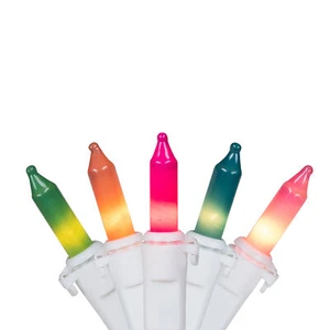 Northlight 35ct Pastel Multi-Color Mini Easter Light Set, 7ft White Wire - Picture 1 of 11