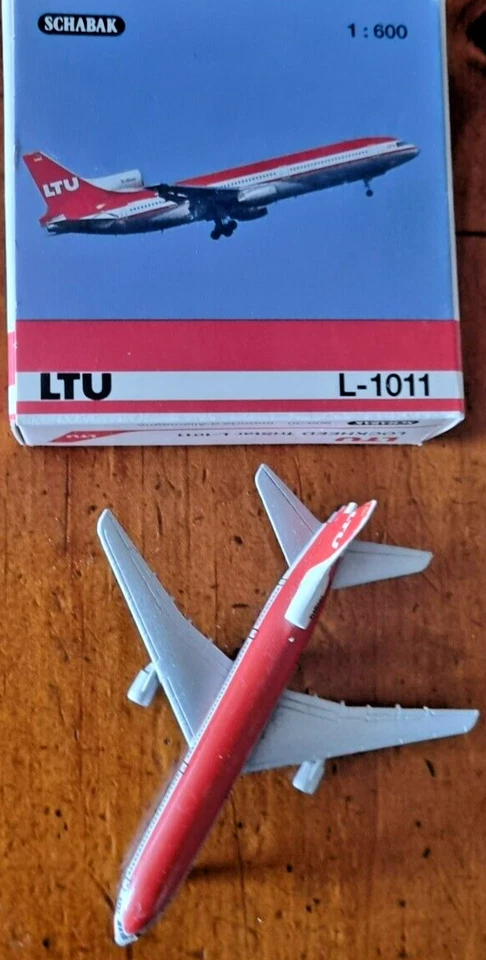 LTU. Lockheed L-1011.Schabak # 909/30 .  Scale 1:600 .  Diecast Model . - Image 1 of 1