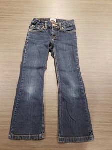TCP Childrens Place Jeans Girls 6 Bootcut Stretch Blue Denim Pants Dark Wash - Picture 1 of 1