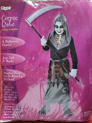  Roupão fantasia de Halloween cadáver infantil tamanho 7-8 - Imagem 1 de 4