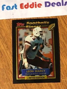 1992 TOPPS NFL FOOTBALL'S FINEST LEON SEARCY INSERT CARD 41 OF 44 LIMITED ED - Picture 1 of 2