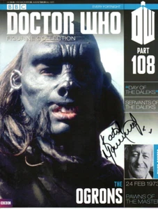 Doctor Who Figurine Magazine Issue 108 - Signed by KATY MANNING - Imagen 1 de 1
