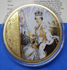 Queen Elizabeth II Diamond Jubilee Celebration Large Medallion in Capsule CoA