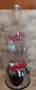 21" Coca Cola COKE Bottle Caps BUBBLER Lava Style Lamp Changing LED Light  WORKS - Picture 1 of 6